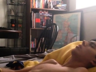 A young wanker with a big cock and a big load
