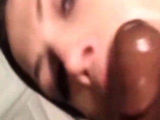 Interracial couple TWO facials (part 2)